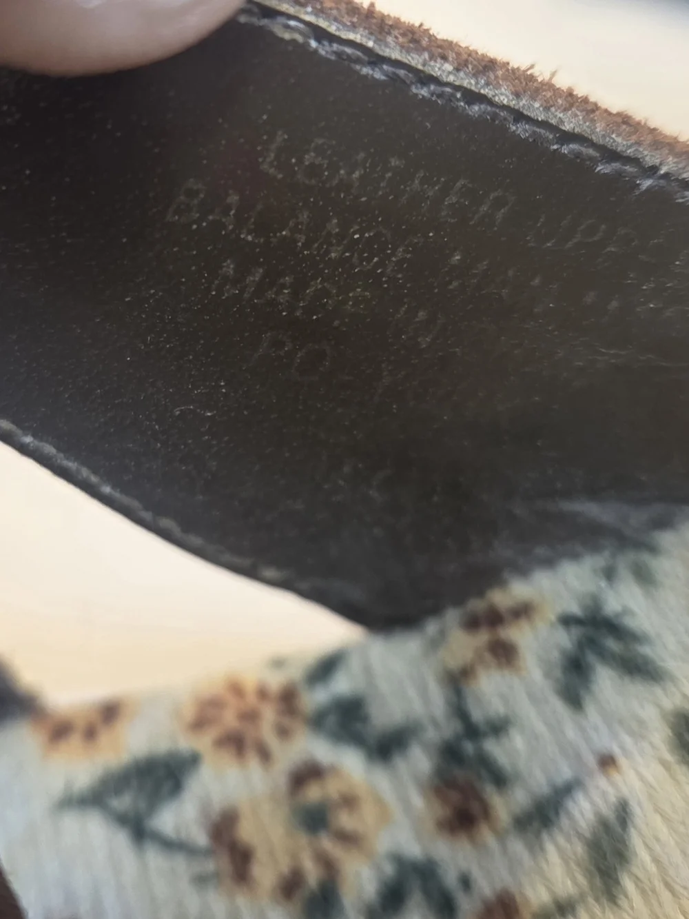 Nine & Co. Brown Suede Floral Wedge Sandals Size 9M Cottagecore Boho